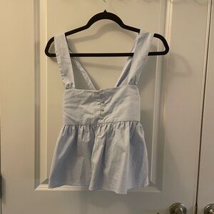 Light Blue Sleeveless Top